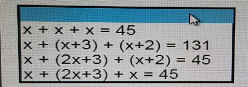 the sum of three numbers is 45. the second of the three numbers is three more than-example-1