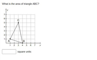 (LOTS OF POINTS, DUMB ANSWERS WILL BE REPORTED) What is the area of triangle ABC?-example-1