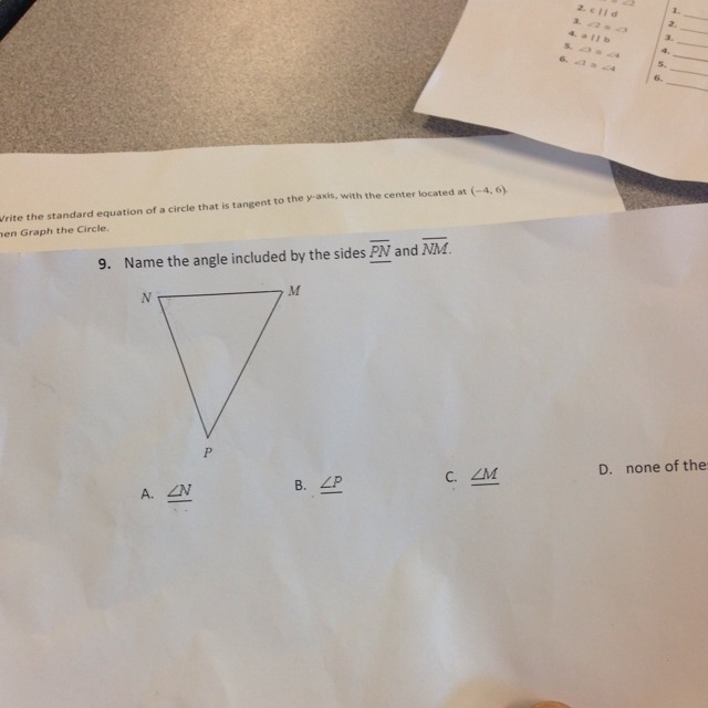 Name the angle included by the sides PN and Nm-example-1