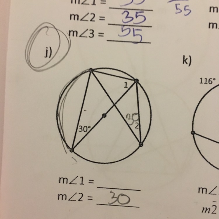 I don't know how to find angle 1-example-1