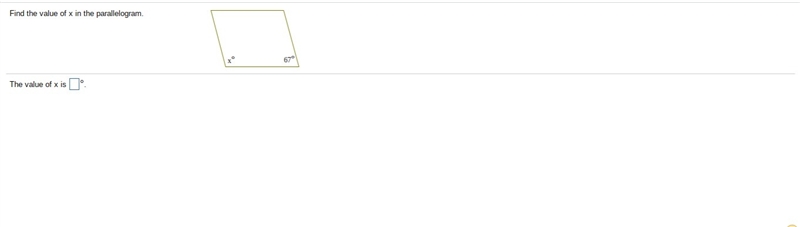 What is the value of x in the parallelogram?-example-1