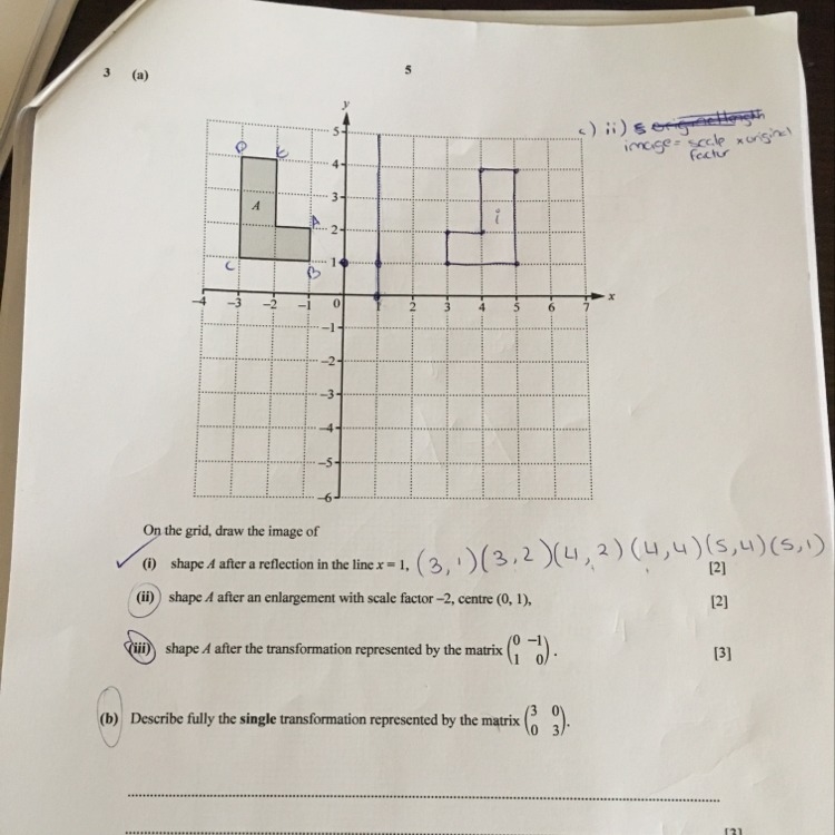 Answer ii and iii and part b please AND PLEASE EXPLAIN HOW. 70 POINTS-example-1