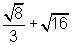 Is the following sum rational or irrational? rational irrational-example-1