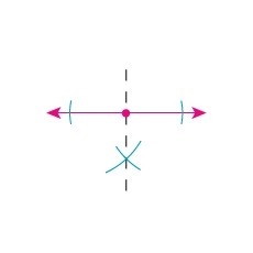 Which illustrates the construction of a perpendicular to a line from a point on the-example-4