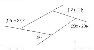 Find the value of x in the following figure.-example-1