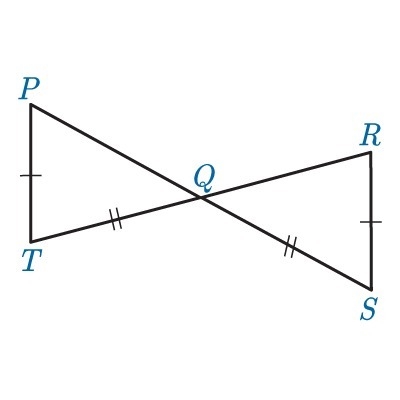 What other information must be given in order to be able to prove the two triangles-example-1