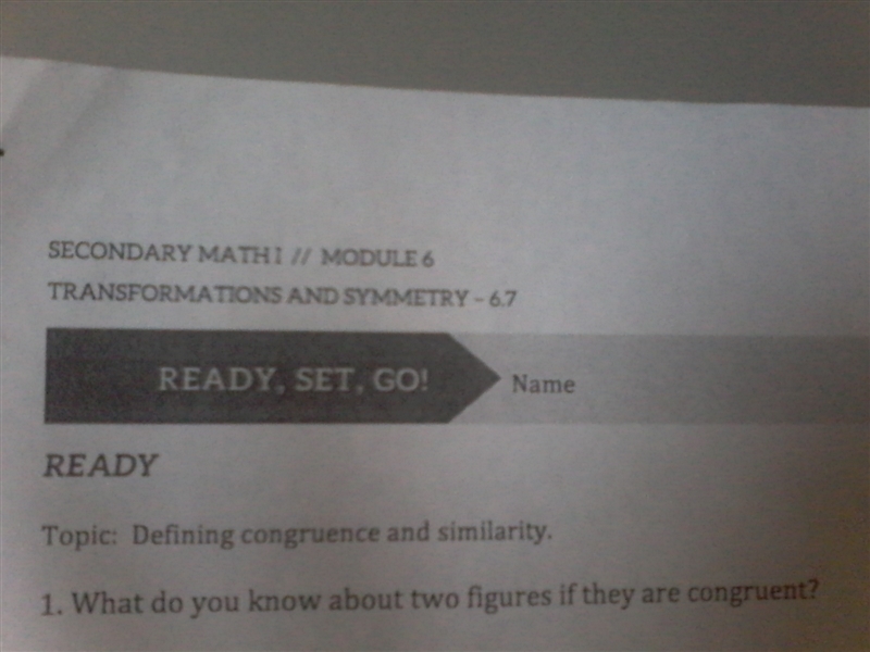 What do you need to know about two figures to be convinced that the two figures are-example-1