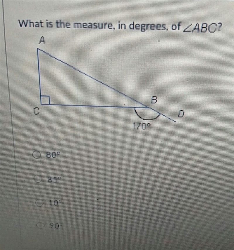 What is the measure,in degrees of <ABC?-example-1