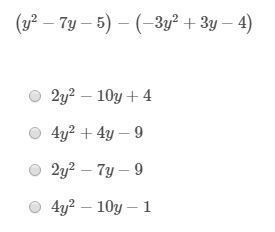 Subtract and simplify.-example-1