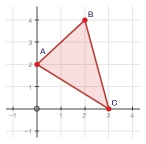 What set of reflections would carry triangle ABC onto itself? 'triangle ABC on the-example-1