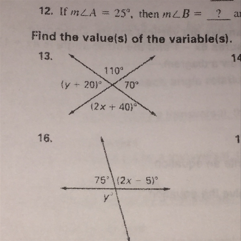 How do I find the value(s) of the variable(s)-example-1