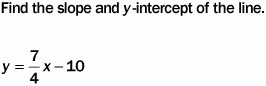 FInd the slope and y-intercept of the line-example-1