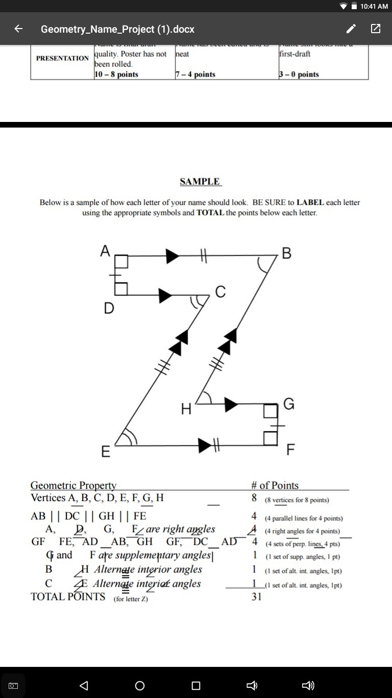 See attachment. What does the shaded in triangles on the letter z mean? I'm confused-example-1