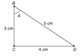 1)  What is sin A? A) 3/4 B) 4/3 C) 3/5 D) 4/5 2) What is cos A? (same answer choices-example-1