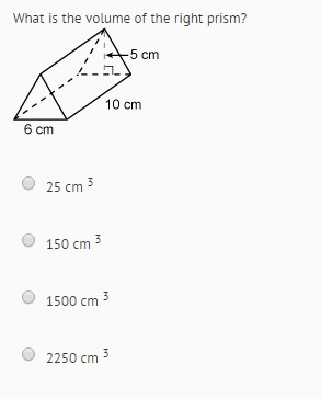 What is the volume of the right prism-example-1