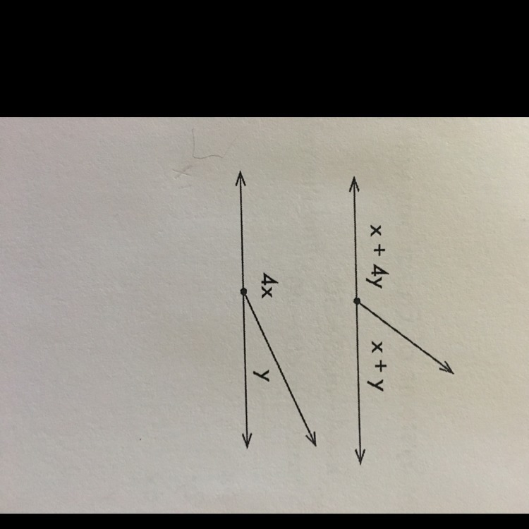 Find the values for x and y-example-1