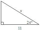 Find the value of X. Round to the nearest tenth. The diagram is not drawn to scale-example-1