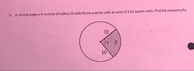 How would I find the measure of y for this problem?-example-1