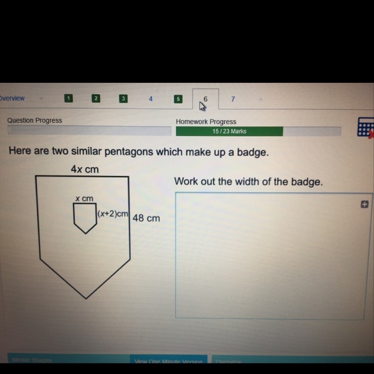 SIMILAR SHAPE QUESTION! Please answer!-example-1