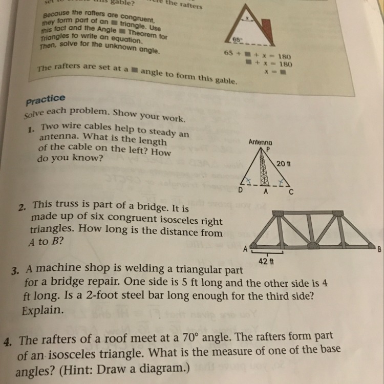 Problem solving Application engineering geometry need help 1-4-example-1