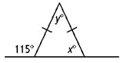 12. Find the values of x and y.-example-1