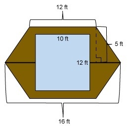 The conference table top shown is the shape of two trapezoids. The table top is wooden-example-1