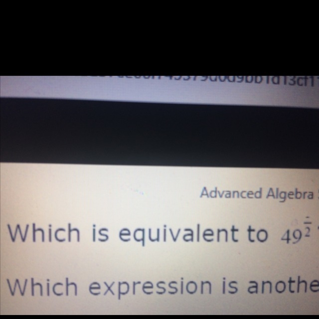 Which is equivalent to 49 3/2-example-1