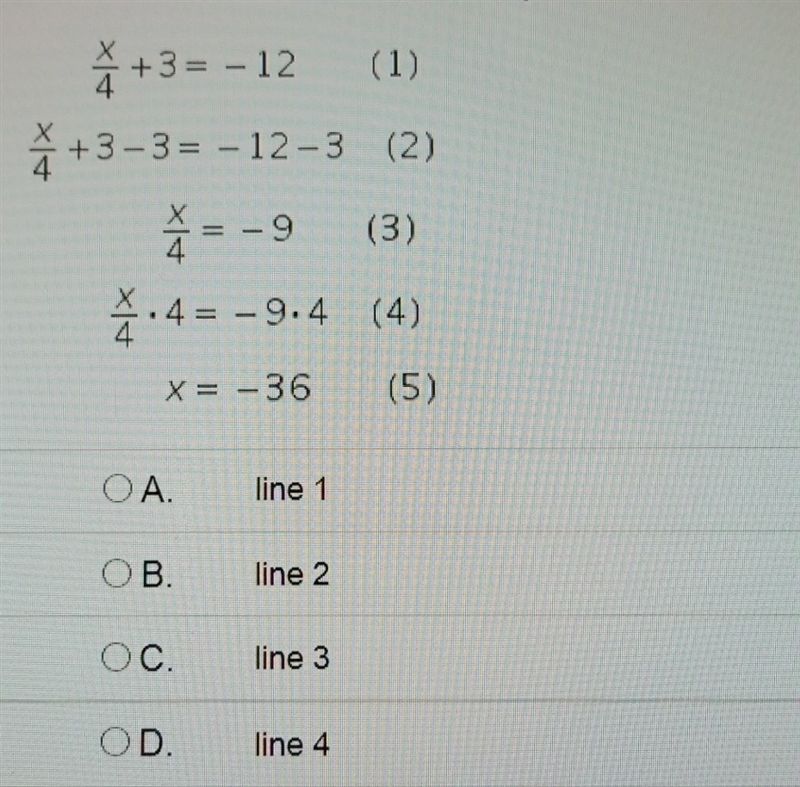 Which line shows the first error in the solution?-example-1