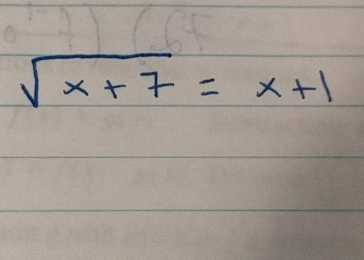 How would you solve a radical equation?-example-1