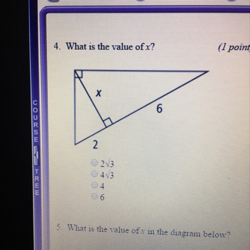 What is the value of x? Help please :))-example-1