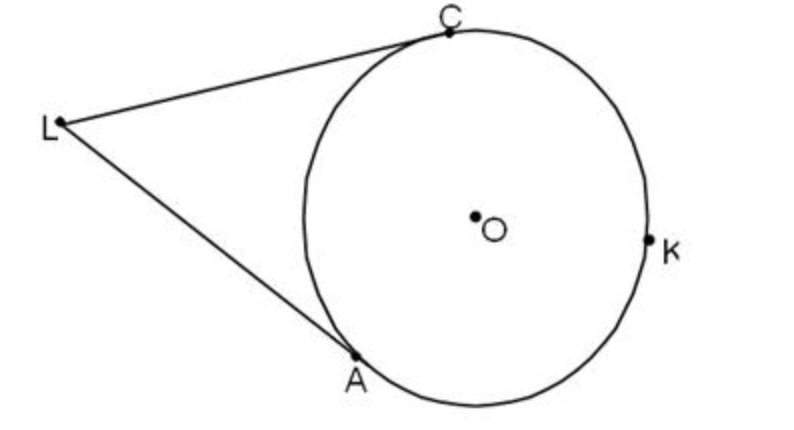 Calculate the m angle CLA , given m arc AC = 160° and m arc AKC = 200°. answer options-example-1