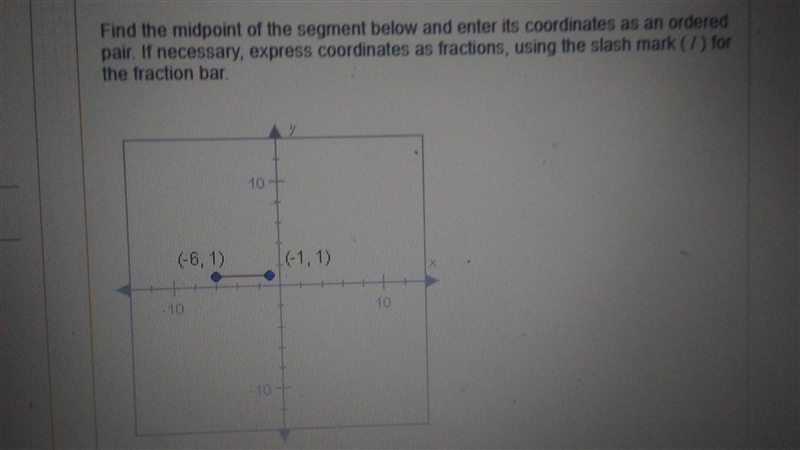 Find the midpoint of the segment below-example-1