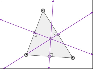 PLEASEE HELP!!! Describe the circumscribed circle that could be drawn based on the-example-1