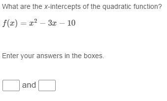 What are the x-intercepts of the quadratic function?-example-1