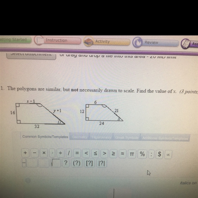 Please help need the value of x-example-1