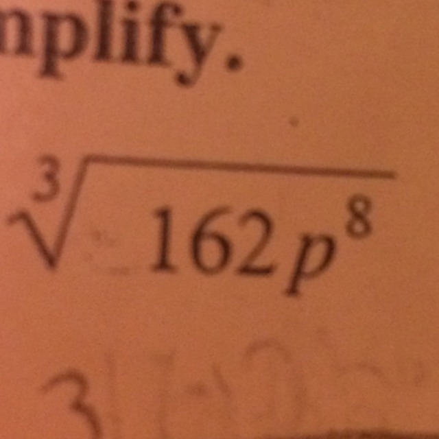 How do you do this ? i don't know how to simplify cube roots-example-1