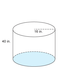 What is the exact volume of the cylinder? A. 25600^in3 B. 10240^in3 C. 1280^in3 D-example-1