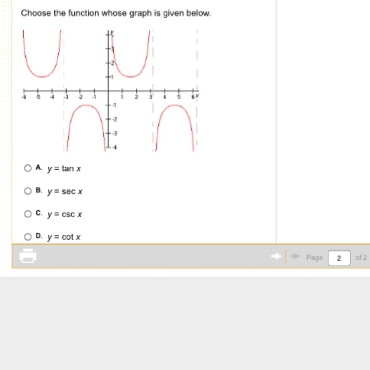 Choose the function in which whose graph is given below-example-1