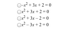 Which equation could solved using the graph above-example-2