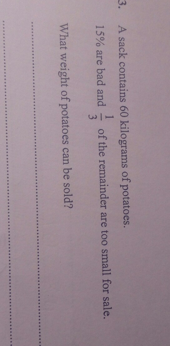 Im really confused with the fractions AND percentages in this. how do I solve it???-example-1