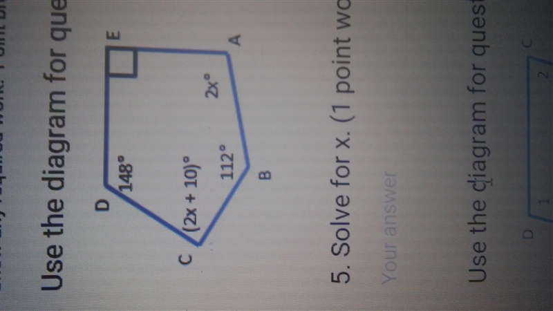 Solve for x. My answer is 340 but I'm not sure if it's right. Picture attached.-example-1