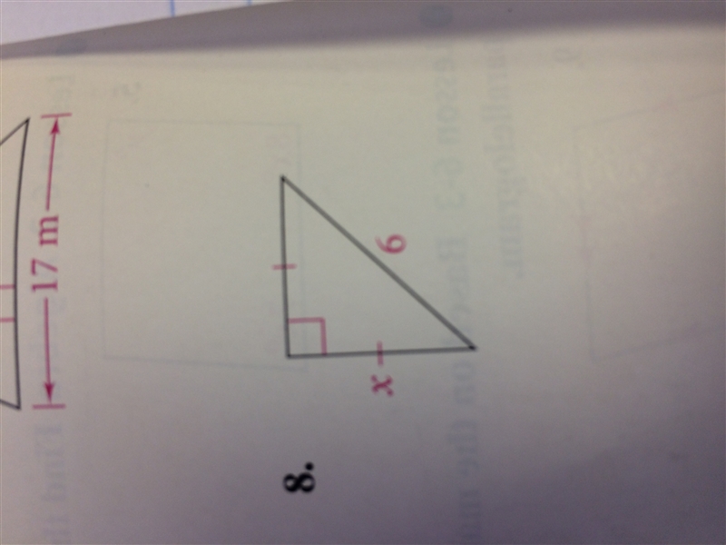 Find the value of x. If your answer is not a whole, leave it in the simplest radical-example-1