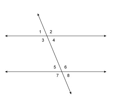 Which pair of angles are corresponding angles? A. 1 and 2 B. 1 and 3 C. 2 and 3 D-example-1