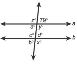 Lines a and b are parallel. What is the measure of angle b? Enter your answer in the-example-1