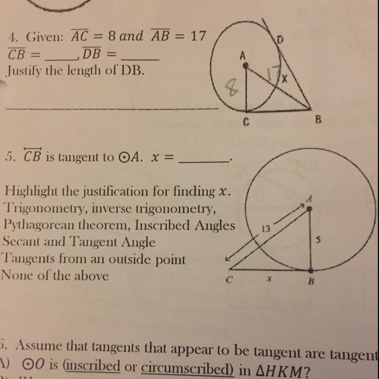 I need help with number 5 please.-example-1