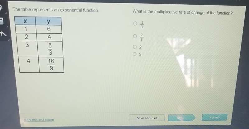 What is the muliplicative rate of change of function?-example-1