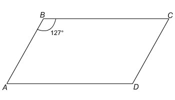 Polygon ABCD is a parallelogram, and m∠ABC. The length of is 10 units, and the length-example-1