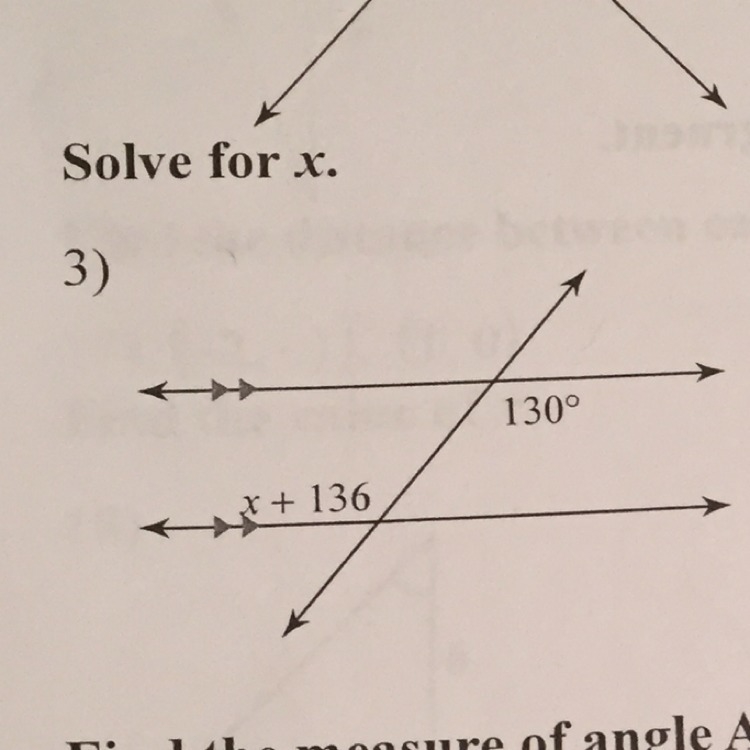 Solve for x and explain-example-1