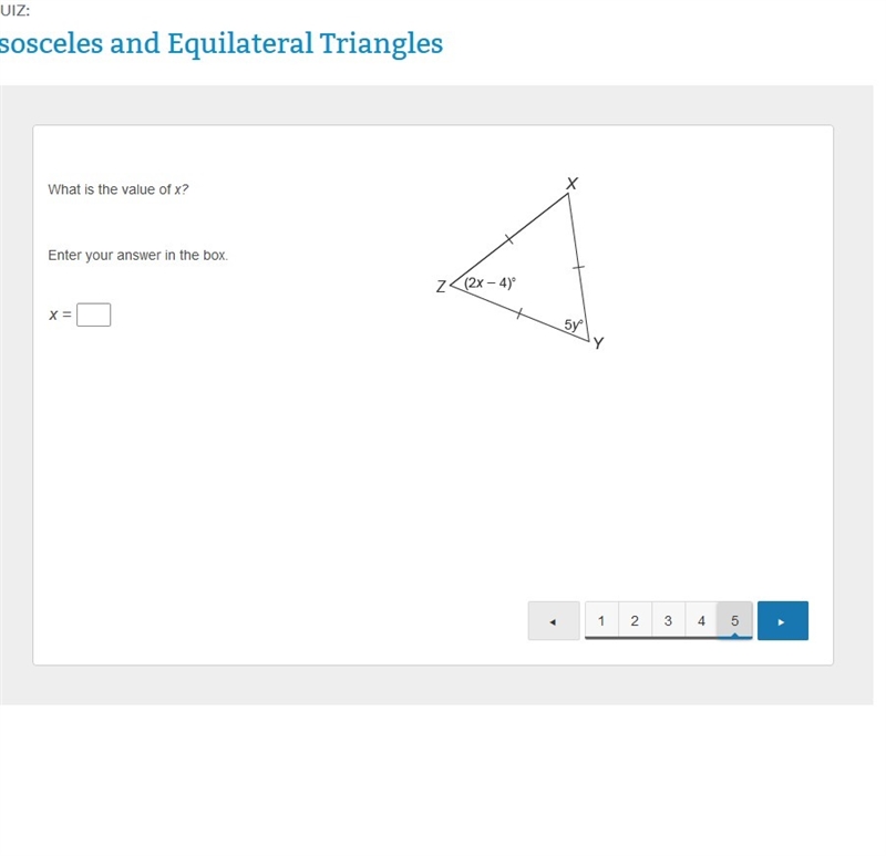 What is the value of x? Enter your answer in the box. Please i used all my remaining-example-1