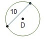 Which circle has a radius that measures 10 units?-example-1